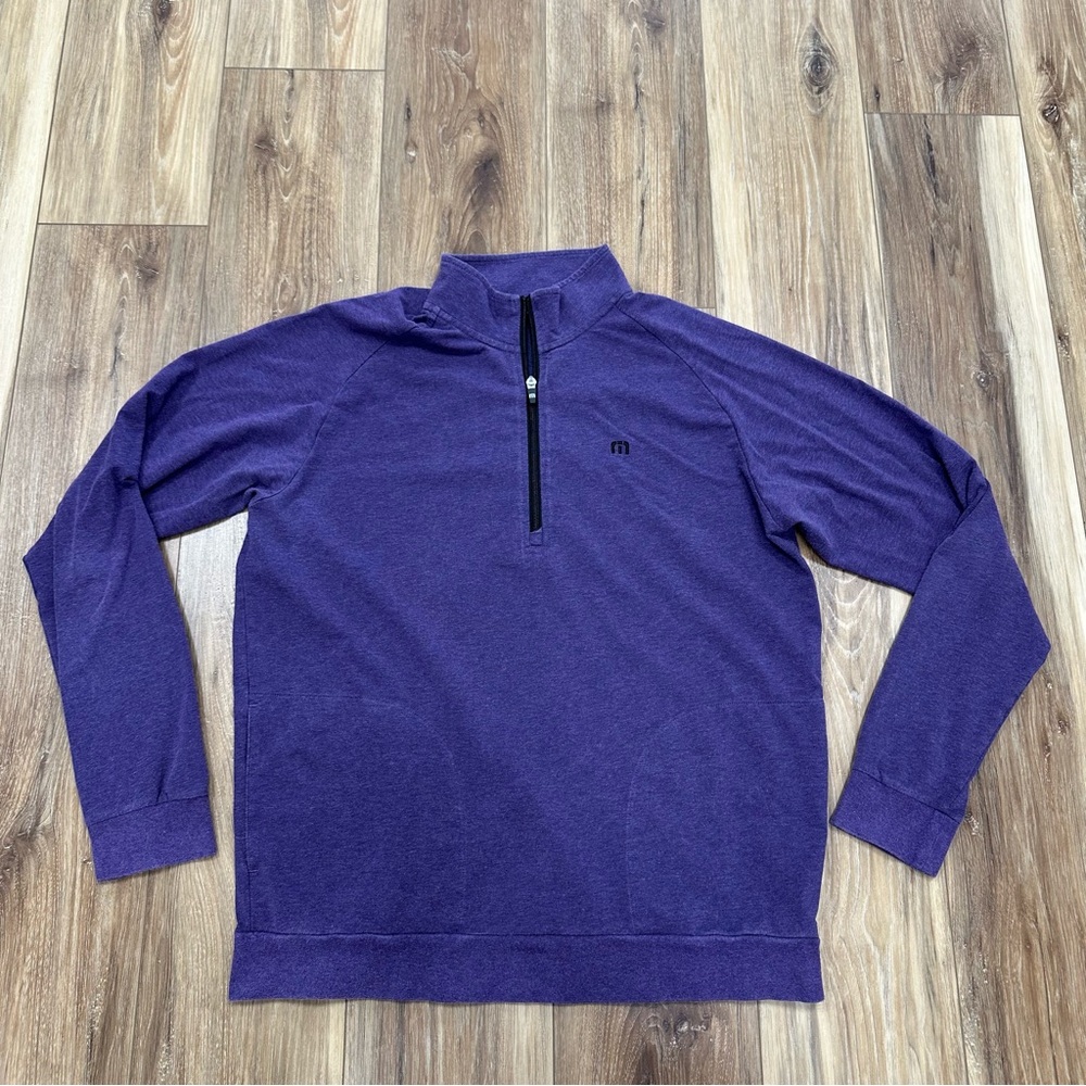 Travis Mathew Performance Quarter Zip Pullover, L… - image 1
